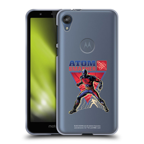 Black Adam Graphics Atom Smasher Soft Gel Case for Motorola Moto E6