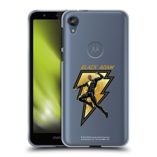 Black Adam Graphics Black Adam 2 Soft Gel Case for Motorola Moto E6