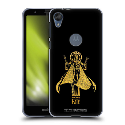 Black Adam Graphics Doctor Fate Soft Gel Case for Motorola Moto E6