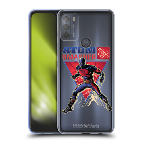 Black Adam Graphics Atom Smasher Soft Gel Case for Motorola Moto G50