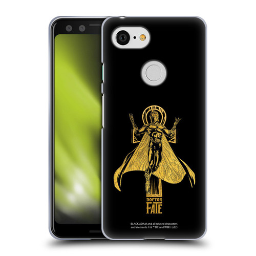 Black Adam Graphics Doctor Fate Soft Gel Case for Google Pixel 3