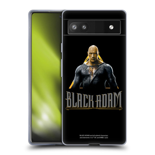 Black Adam Graphics Black Adam Soft Gel Case for Google Pixel 6a