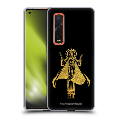 Black Adam Graphics Doctor Fate Soft Gel Case for OPPO Find X2 Pro 5G