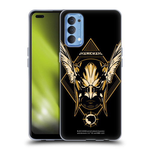 Black Adam Graphics Hawkman Soft Gel Case for OPPO Reno 4 5G