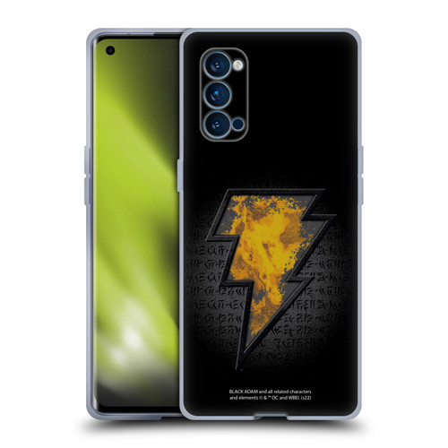 Black Adam Graphics Icon Soft Gel Case for OPPO Reno 4 Pro 5G
