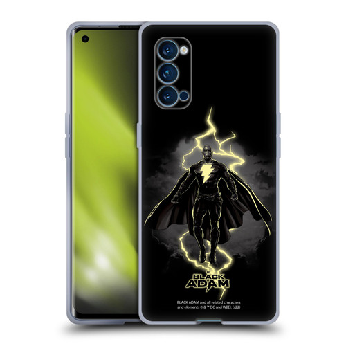 Black Adam Graphics Lightning Soft Gel Case for OPPO Reno 4 Pro 5G
