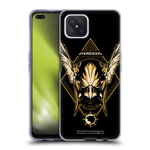 Black Adam Graphics Hawkman Soft Gel Case for OPPO Reno4 Z 5G