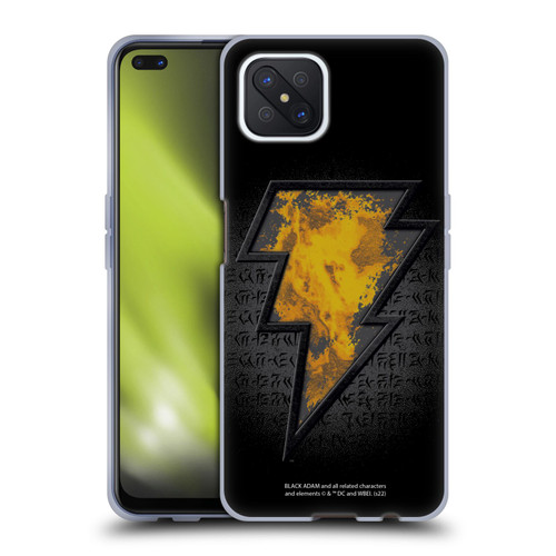 Black Adam Graphics Icon Soft Gel Case for OPPO Reno4 Z 5G