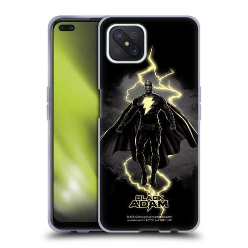 Black Adam Graphics Lightning Soft Gel Case for OPPO Reno4 Z 5G