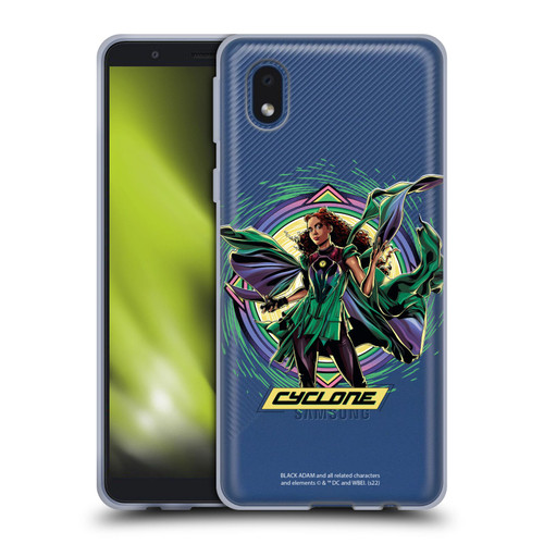 Black Adam Graphics Cyclone Soft Gel Case for Samsung Galaxy A01 Core (2020)