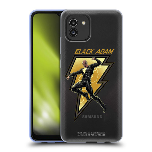 Black Adam Graphics Black Adam 2 Soft Gel Case for Samsung Galaxy A03 (2021)