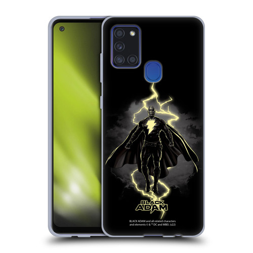 Black Adam Graphics Lightning Soft Gel Case for Samsung Galaxy A21s (2020)