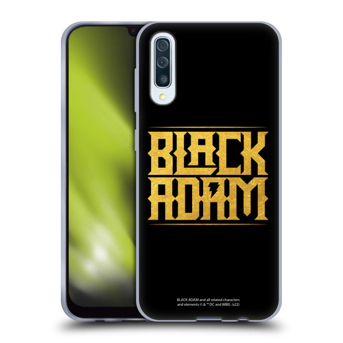 Black Adam Graphics Logotype Soft Gel Case for Samsung Galaxy A50/A30s (2019)