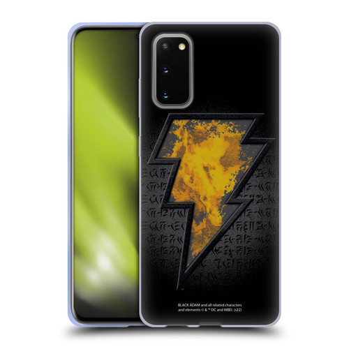 Black Adam Graphics Icon Soft Gel Case for Samsung Galaxy S20 / S20 5G