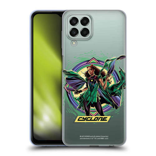 Black Adam Graphics Cyclone Soft Gel Case for Samsung Galaxy M33 (2022)