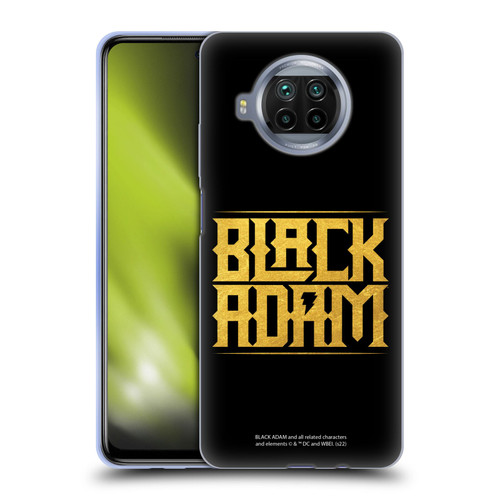 Black Adam Graphics Logotype Soft Gel Case for Xiaomi Mi 10T Lite 5G