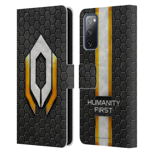 EA Bioware Mass Effect Graphics Cerberus Logo Leather Book Wallet Case Cover For Samsung Galaxy S20 FE / 5G