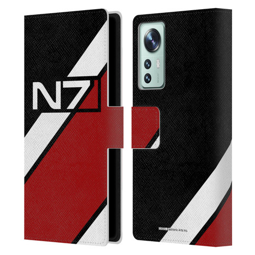 EA Bioware Mass Effect Graphics N7 Logo Stripes Leather Book Wallet Case Cover For Xiaomi 12