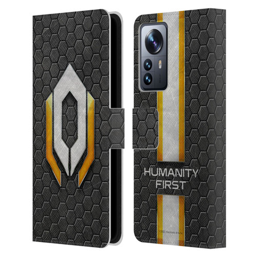 EA Bioware Mass Effect Graphics Cerberus Logo Leather Book Wallet Case Cover For Xiaomi 12 Pro