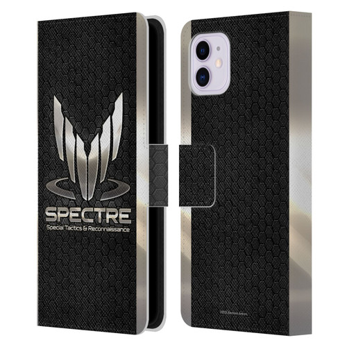 EA Bioware Mass Effect 3 Badges And Logos Spectre Leather Book Wallet Case Cover For Apple iPhone 11