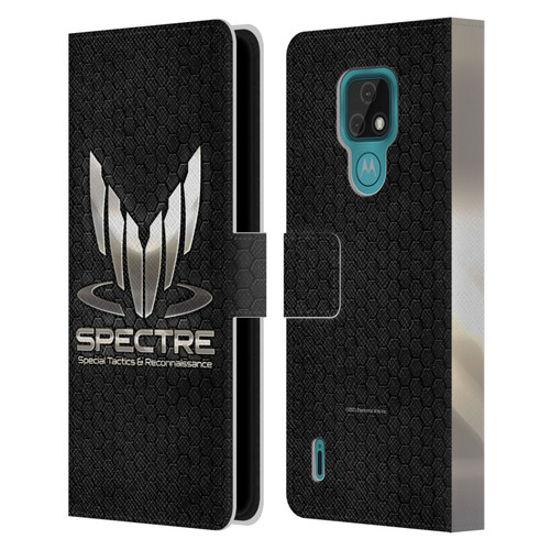 EA Bioware Mass Effect 3 Badges And Logos Spectre Leather Book Wallet Case Cover For Motorola Moto E7