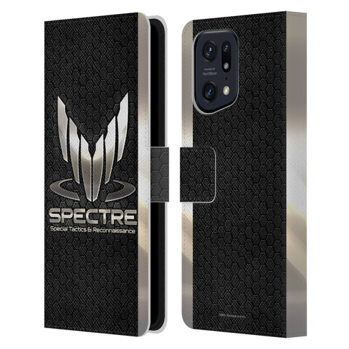 EA Bioware Mass Effect 3 Badges And Logos Spectre Leather Book Wallet Case Cover For OPPO Find X5 Pro