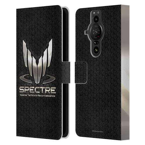 EA Bioware Mass Effect 3 Badges And Logos Spectre Leather Book Wallet Case Cover For Sony Xperia Pro-I