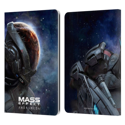 EA Bioware Mass Effect Andromeda Graphics Key Art 2017 Leather Book Wallet Case Cover For Amazon Kindle Paperwhite 1 / 2 / 3