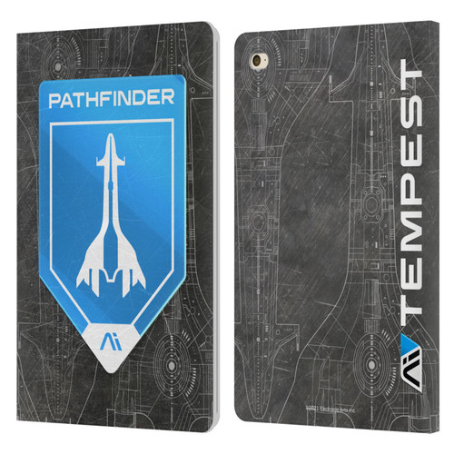 EA Bioware Mass Effect Andromeda Graphics Pathfinder Badge Leather Book Wallet Case Cover For Apple iPad mini 4