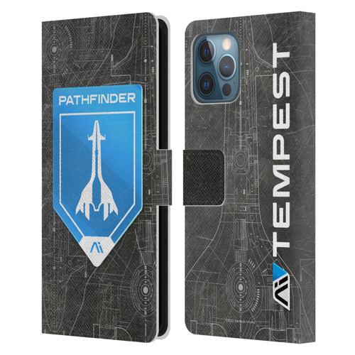 EA Bioware Mass Effect Andromeda Graphics Pathfinder Badge Leather Book Wallet Case Cover For Apple iPhone 12 Pro Max