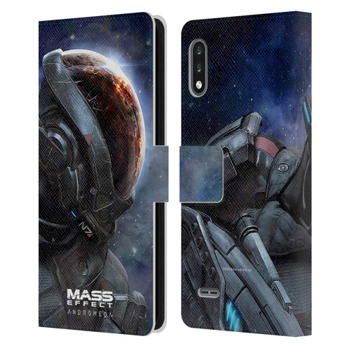 EA Bioware Mass Effect Andromeda Graphics Key Art 2017 Leather Book Wallet Case Cover For LG K22