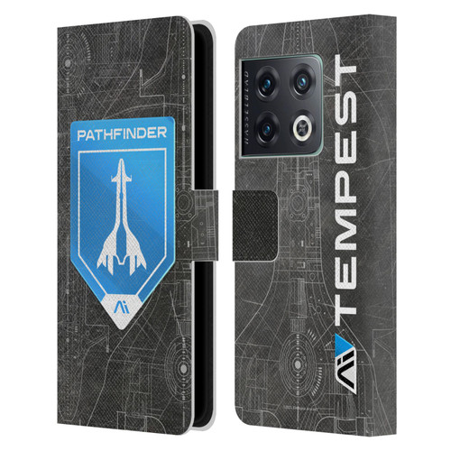 EA Bioware Mass Effect Andromeda Graphics Pathfinder Badge Leather Book Wallet Case Cover For OnePlus 10 Pro