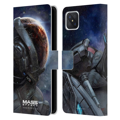 EA Bioware Mass Effect Andromeda Graphics Key Art 2017 Leather Book Wallet Case Cover For OPPO Reno4 Z 5G