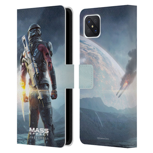 EA Bioware Mass Effect Andromeda Graphics Key Art Super Deluxe 2017 Leather Book Wallet Case Cover For OPPO Reno4 Z 5G