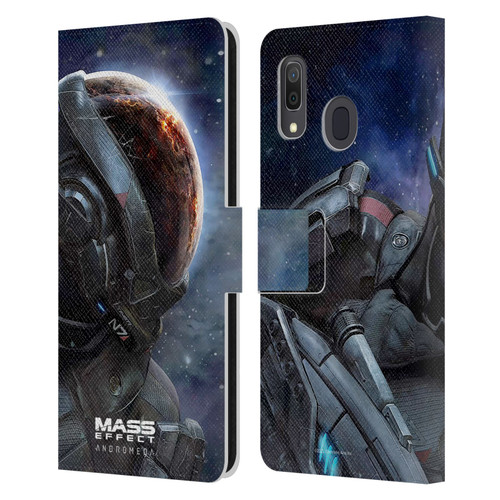 EA Bioware Mass Effect Andromeda Graphics Key Art 2017 Leather Book Wallet Case Cover For Samsung Galaxy A33 5G (2022)