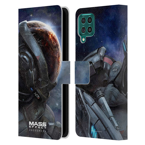 EA Bioware Mass Effect Andromeda Graphics Key Art 2017 Leather Book Wallet Case Cover For Samsung Galaxy F62 (2021)