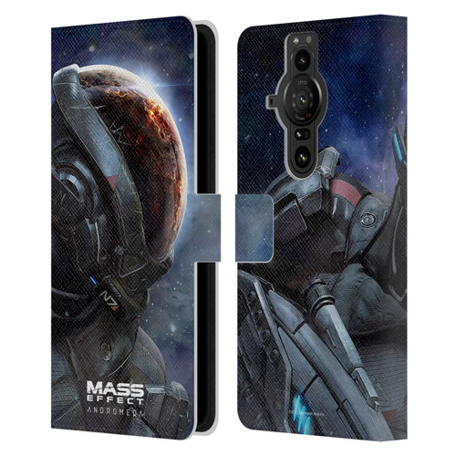 EA Bioware Mass Effect Andromeda Graphics Key Art 2017 Leather Book Wallet Case Cover For Sony Xperia Pro-I
