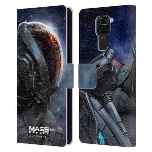 EA Bioware Mass Effect Andromeda Graphics Key Art 2017 Leather Book Wallet Case Cover For Xiaomi Redmi Note 9 / Redmi 10X 4G