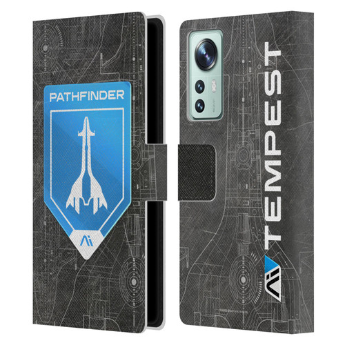 EA Bioware Mass Effect Andromeda Graphics Pathfinder Badge Leather Book Wallet Case Cover For Xiaomi 12