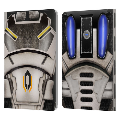 EA Bioware Mass Effect Armor Collection Cerberus Leather Book Wallet Case Cover For Amazon Kindle Paperwhite 1 / 2 / 3