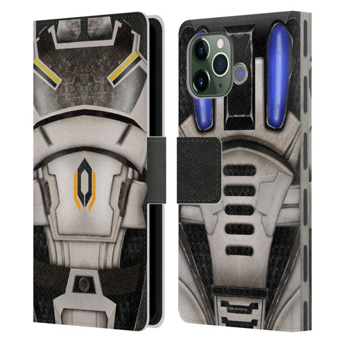 EA Bioware Mass Effect Armor Collection Cerberus Leather Book Wallet Case Cover For Apple iPhone 11 Pro