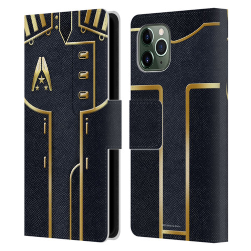 EA Bioware Mass Effect Armor Collection Officer Leather Book Wallet Case Cover For Apple iPhone 11 Pro