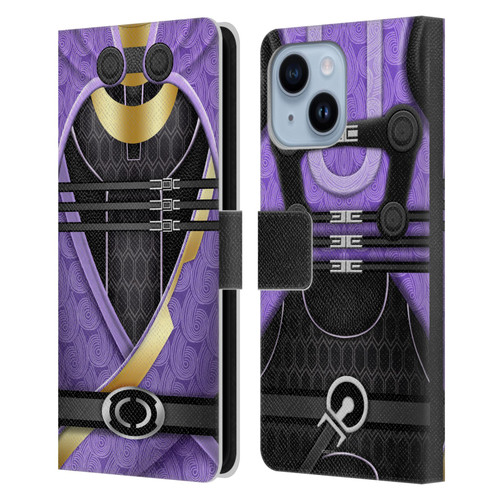 EA Bioware Mass Effect Armor Collection Tali'Zorah nar Rayya Leather Book Wallet Case Cover For Apple iPhone 14 Plus