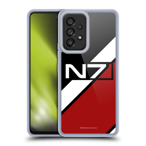 EA Bioware Mass Effect Graphics N7 Logo Stripes Soft Gel Case for Samsung Galaxy A53 5G (2022)