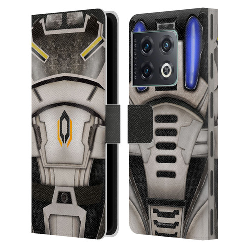 EA Bioware Mass Effect Armor Collection Cerberus Leather Book Wallet Case Cover For OnePlus 10 Pro