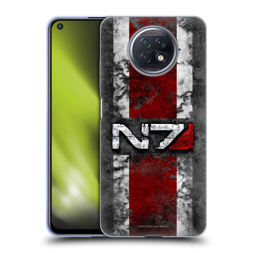 EA Bioware Mass Effect Graphics N7 Logo Distressed Soft Gel Case for Xiaomi Redmi Note 9T 5G