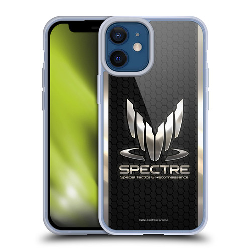 EA Bioware Mass Effect 3 Badges And Logos Spectre Soft Gel Case for Apple iPhone 12 Mini