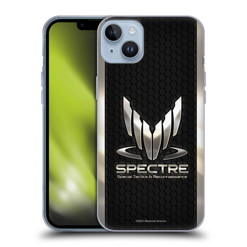 EA Bioware Mass Effect 3 Badges And Logos Spectre Soft Gel Case for Apple iPhone 14 Plus