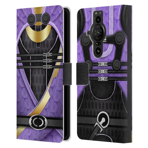 EA Bioware Mass Effect Armor Collection Tali'Zorah nar Rayya Leather Book Wallet Case Cover For Sony Xperia Pro-I