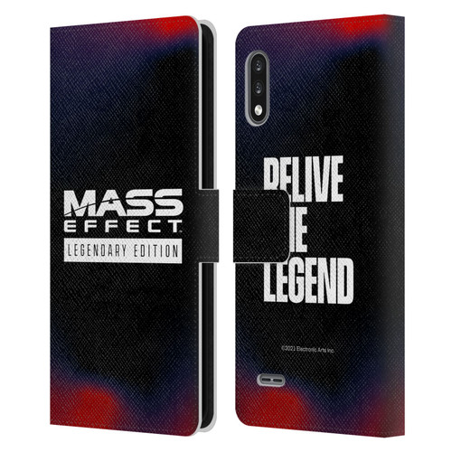 EA Bioware Mass Effect Legendary Graphics Logo Leather Book Wallet Case Cover For LG K22